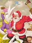 pic for Easter Bunny Vs Santa Claus